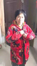 氧家四川省服媽媽裝棉衣加絨加厚罩衣女防寒耐臟外套大碼長(zhǎng)款保暖棉服 紅色花好月圓(加絨加厚)大號(hào)(建 曬單實(shí)拍圖