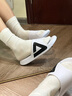 匹克態(tài)極拖鞋女鞋夏季外穿運動(dòng)拖鞋防滑沙灘鞋女情侶厚底時(shí)尚涼拖鞋子 【女款】款A-撞色-大白 2 35 曬單實(shí)拍圖