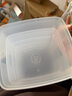 特百惠（Tupperware）冰箱收納食物果蔬密封食品級冷藏方形塑料800ml保鮮盒 綠蓋 4件套 800ml （彩盒包裝） 曬單實(shí)拍圖