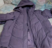 坦博爾【爆款】羽絨服女中老年大碼可脫卸帽保暖媽媽款外套TBF510560D 香融紫 M (165) 曬單實拍圖