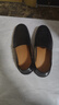 品牌男鞋真皮休閑鞋特價(jià)斷碼處理夏季透氣豆豆鞋軟底一腳蹬爸爸鞋 808黑色真皮 40 曬單實(shí)拍圖