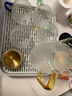 富光 玻璃冷水壺涼水壺家用耐熱高溫大容量泡茶壺涼白開水杯家庭套裝 冷水壺1650ml+水杯4只+瀝水盤 曬單實拍圖