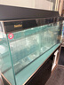森森（SUNSUN）大型魚缸底過濾水族箱客廳家用落地玻璃生態(tài)金魚缸 【實時溫顯+燈控】經典黑 1.5米長35cm寬 曬單實拍圖