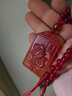 施華索尼亞天然紅瑪瑙十二生肖本命佛吊墜男女雙面雕刻項(xiàng)鏈禮物屬相飾品 生肖雞-不動(dòng)尊菩薩 50*30*7.5mm 曬單實(shí)拍圖