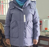 雪中飛新款大口袋百搭時(shí)尚女士中長(cháng)款連帽羽絨服休閑保暖防寒 紫紅色|1252 S 160/84A 曬單實(shí)拍圖