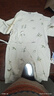 嬰兒衣服新生兒連體衣純棉a類哈衣爬服0-3月男寶女寶睡衣四季貼身 小樹葉+星星羊 52cm （建議體重5-8斤） 曬單實拍圖
