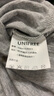 UNIFREE【春裝新品】辣妹v領(lǐng)刺繡長(cháng)袖T恤美式顯瘦內搭打底上衣 花灰色1 S 曬單實(shí)拍圖