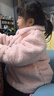 戴維貝拉（DAVE＆BELLA）兒童棉服洋氣小童上衣加厚女童衣服冬裝新款中國風(fēng)幼兒棉衣 粉色【現貨】 130 cm（建議身高120-130cm） 曬單實(shí)拍圖