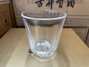 羅派鋼化玻璃杯240ml條紋玻璃水杯商用酒店酒吧洋酒杯水波加厚開水杯 03A 磨砂 240ml 1只 曬單實拍圖