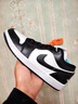 耐克NIKE休閑鞋男女熊貓AJ 1喬丹JORDAN 1運(yùn)動(dòng)鞋DC0774-101黑白43 曬單實(shí)拍圖