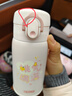 膳魔師（THERMOS）兒童保溫杯316L不銹鋼直飲彈蓋杯帶卡扣可拆卸學(xué)生杯新年禮盒TCMD 曬單實(shí)拍圖