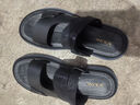 奧康涼鞋男2023夏季新款外穿青年韓版男士沙灘鞋厚底涼拖鞋 黑色 42 曬單實(shí)拍圖