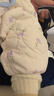 巴厘小豬（BALIPIG）女寶寶周歲禮服棉服連體衣秋冬季保暖加厚夾棉哈衣嬰 香芋紫 80cm 曬單實(shí)拍圖
