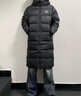 準者長款羽絨服男女情侶款冬季新品鴨絨保暖防風(fēng)加厚運動連帽外套 純正黑 2XL (185) 曬單實拍圖