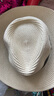 慕衣賓士夏天防曬草帽男大檐遮陽(yáng)帽可折疊沙灘帽牛仔風(fēng)格太陽(yáng)帽男士戶(hù)外涼帽 米色-長(cháng)系帶 頭圍58-62cm 曬單實(shí)拍圖
