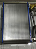 米瑞格家用換熱器暖氣過水熱可拆清洗板式交換器商用浴池鍋爐地暖轉(zhuǎn)換器 噴塑鋼護(hù)板400-100型 默認(rèn)發(fā)：同側(cè)接口 曬單實(shí)拍圖