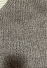 無印良品（MUJI）女式 牦牛絨混 高圓領(lǐng)開衫針織毛衣針織衫外套秋冬  BA1PPA4A 灰色 L (165/88A) 曬單實(shí)拍圖