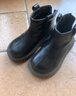 趣優(yōu)豬女童靴子2025秋冬季新款韓版兒童短靴加絨馬丁靴百搭公主靴皮靴 黑色加絨 39 碼/內長(cháng)24cm 曬單實(shí)拍圖