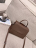 viney牛皮手提包包女包新款輕奢單肩斜挎包生日禮物送女友老婆 【咖啡色】高級感實(shí)用腋下包 時(shí)尚品牌洋氣托特包 曬單實(shí)拍圖