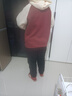 絲瀟版斷碼品牌女裝加絨加厚連帽衛(wèi)衣女年新款秋冬 02紅色衛(wèi)衣加絨版 XL 建議110-125斤 曬單實(shí)拍圖