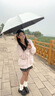 左都（ZUODU）遮陽傘加大黑膠防曬傘反向傘女晴雨兩用傘防紫外線傘upf50+太陽傘 【靜謐白8骨】加大反向+晴雨兩用 曬單實(shí)拍圖