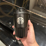 星巴克杯子不銹鋼水杯保溫杯企鵝杯隨手杯咖啡杯車載杯 黑銀＋小熊掛墜 曬單實拍圖