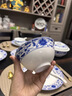 錦瀾春景德鎮青花瓷高嶺土釉下彩高溫白瓷碗碟套裝家用餐具整套碗盤(pán)送禮 青花纏枝蓮丨釉下彩丨皮箱 66頭 曬單實(shí)拍圖