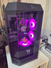 Thermaltake（Tt）The Tower 250 海景房機箱 電腦主機 黑色（ITX主板/支持360水冷/4090顯卡/水平橫躺） 黑色 曬單實拍圖