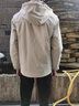 真維斯（Jeanswest）王一博代言加絨沖鋒棉服男冬季新款加厚保暖羽面包絨棉衣外套 灰色【加絨加厚】 XL 曬單實拍圖