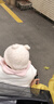 lemonkid嬰兒帽子秋冬兒童帽子男女童小月齡寶寶套頭帽保暖 杏仁米 S 曬單實(shí)拍圖