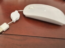 戴爾靈越5000 fit 14英寸筆記本有線(xiàn)鼠標5409 5498 7490電腦伸縮靜音鼠標御密達 白色（帶鼠標墊） 曬單實(shí)拍圖