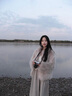 雅格羅伊貂皮大衣女整貂2024年新款芬蘭狐貍毛皮草外套女整皮腹毛坎毛小立 淺米灰 均碼 S 曬單實(shí)拍圖