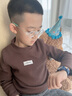 聖猴時(shí)（SHHORS）石英手表男女學(xué)生夜光只看時(shí)間初高中新款兒童靜音考試用手表 寶藍(lán)色 曬單實(shí)拍圖