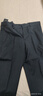 雅戈?duì)枺╕OUNGOR）西服褲男西裝褲毛料西褲褲子羊毛面料新品秋冬季保暖 深灰 32 175/80A 曬單實(shí)拍圖
