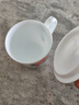 紅官窯陶瓷泡茶杯水杯帶蓋大容量喝水杯辦公室杯子定制禮品送人茶具整套 紅芙蓉【簡盒裝】600ml1只 曬單實拍圖