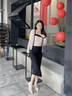 NINE WEST/玖熙高跟鞋女尖頭真皮通勤細(xì)跟單鞋 NF501031KK米白36 曬單實(shí)拍圖