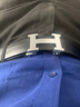 CHALKIN皮帶扣頭h自動(dòng)扣頭腰帶扣男士高端皮帶頭3.5男款高檔合金褲帶卡扣 款62銀H扣 曬單實(shí)拍圖
