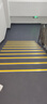 佐佑眾工鋁合金樓梯防滑條 幼兒園臺階踏步L型防撞護角橡膠包邊收邊壓邊條 【4*2cm黃色銀底】1米價(jià) 曬單實(shí)拍圖