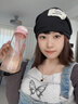 依卡奇兒童吸管杯女母嬰食品級雙飲杯子便攜高顏值學(xué)生上學(xué)專(zhuān)用水杯ppsu 曼桃粉 550ml 1個(gè) 曬單實(shí)拍圖