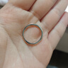 巷南999純銀幾何戒指女輕奢素圈食指戒尾戒開(kāi)口戒小眾高級感生日禮物 925銀切面幾何戒指 曬單實(shí)拍圖