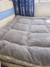 迷你屋羊羔絨床墊軟墊冬季加厚保暖學(xué)生宿舍單人墊被褥子1.5家用1.8x2米 輕奢灰【抗菌抑螨】厚約10cm 150*200cm【加絨加厚 蓄熱保暖】 曬單實(shí)拍圖