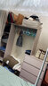 鼎榀韶華實(shí)木斗柜掛衣架一體臥室靠墻床尾收納柜簡(jiǎn)約臥室衣帽架衣柜儲物柜 常規款-長(cháng)1.2米 曬單實(shí)拍圖