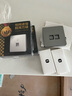 萬級（OFNPFTTH）網(wǎng)絡(luò)光纖插座面板 六類千兆網(wǎng)線光纖墻壁插座二位雙口 移動光纖SC接口面板套裝 1-41315灰色 曬單實拍圖