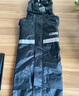 QIAN防暴雨應急救援反光條大面罩防雨雨衣套裝 藏青 XL 曬單實(shí)拍圖