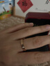 卡地亞（Cartier）戒指男女同款 3毫米寬鑲嵌鉆石CDE對戒情侶婚戒 B4086400 18K玫瑰金色 53 曬單實拍圖