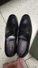 蜻蜓牌夏季皮鞋男真皮商務(wù)鞋涼鞋正裝透氣軟皮黑頭層牛皮透氣爸爸鞋鏤空 黑色 43 曬單實(shí)拍圖