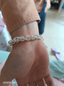 夢(mèng)至尊999首飾手工男士手鏈韓版潮男霸氣龍頭足銀手鏈男 私人訂制 粗9毫米25克長(cháng)19厘米龍頭手鏈 曬單實(shí)拍圖