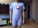 李寧（LI-NING）兒童泳衣女童連體平角沖浪服舒適透氣海邊溫泉泳裝721 紫色 140 曬單實(shí)拍圖