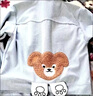 G.DUCKKIDS嬰兒衣服春裝韓版燈芯絨可愛小熊外套三件套6七8九個(gè)月男寶寶套裝 藍(lán)色 外套+褲子 80cm 曬單實(shí)拍圖