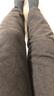 俞兆林休閑褲女2024新款加絨加厚褲秋冬款女氣質(zhì)小個子高腰寬松闊腿褲 咖色【加絨加厚】 4XL【適合130-145斤】 曬單實拍圖